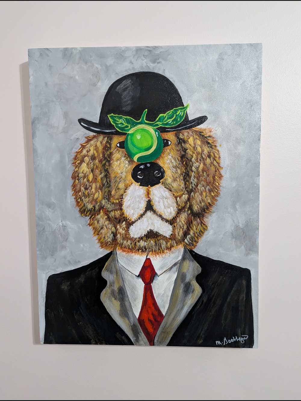 Acrylic Painting ORIGINAL "Tennis Anyone?"